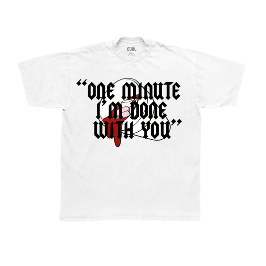 EVOL Double Cup Tee White/Red