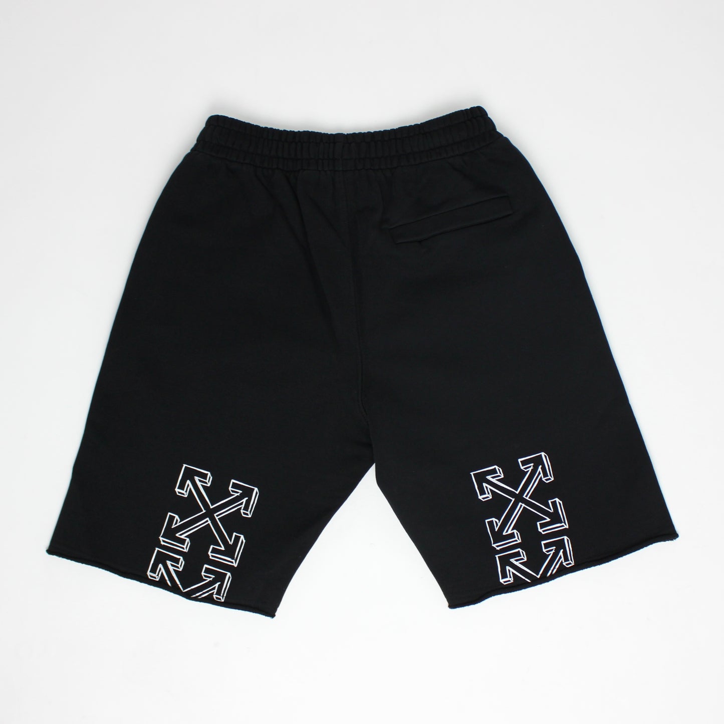 OFF-WHITE OUTLINE MARKER ARROWS SWEATSHORTS BLACK/WHITE