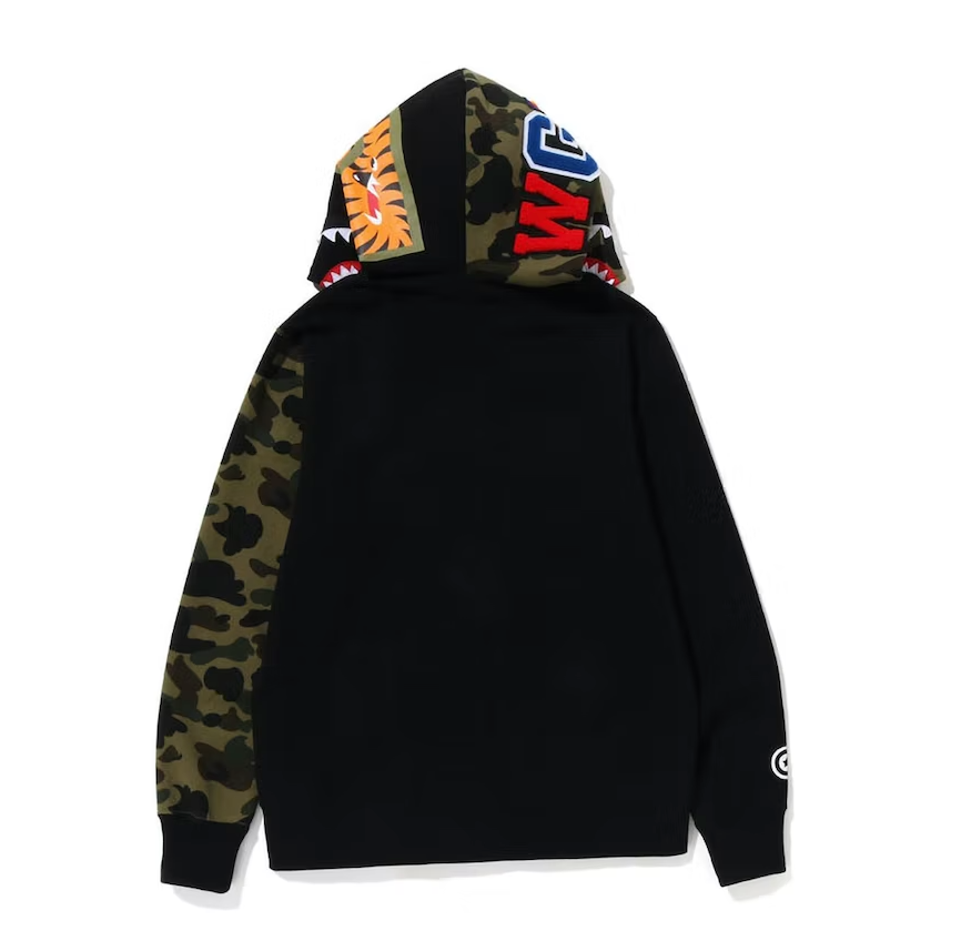 BAPE 1st Camo Shark Full Zip Hoodie (SS23) Black
