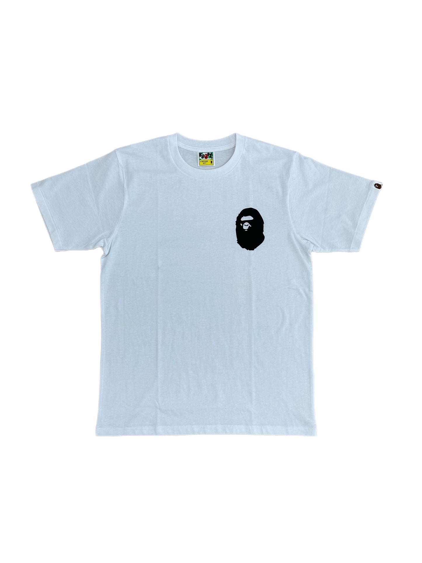 Bape HNY 2023 Small Ape Head Tee White Black