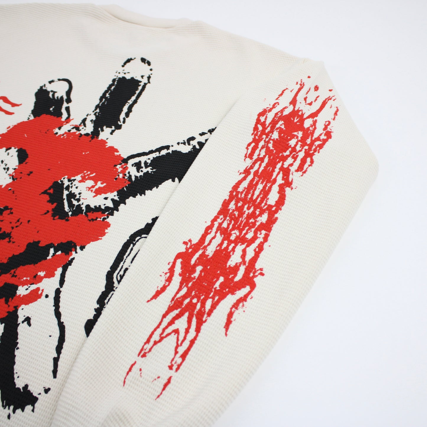 PAIN IS PURE THE REAPER ALMOST GOT ME THERMAL CREAM/RED