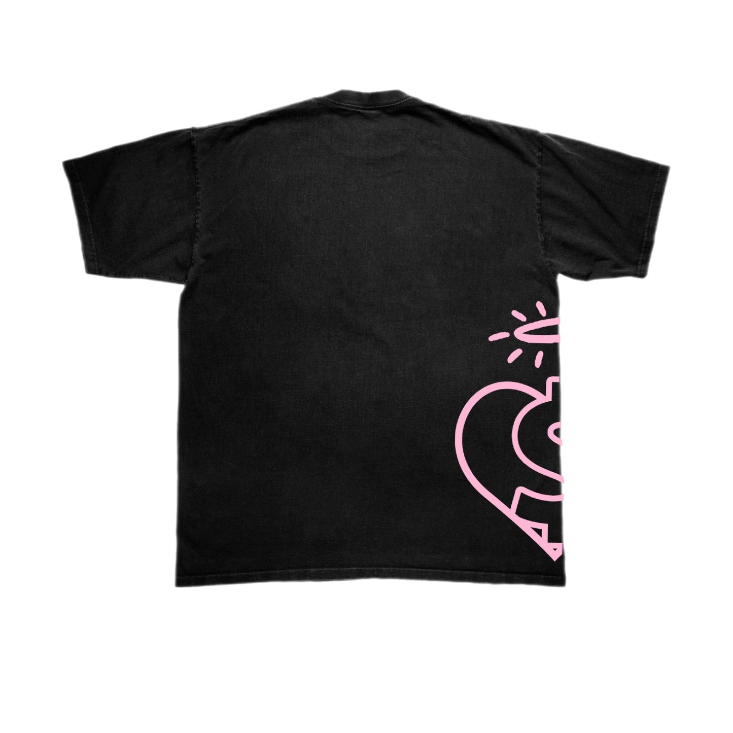Evol Side Logo Shirt Black/Pink
