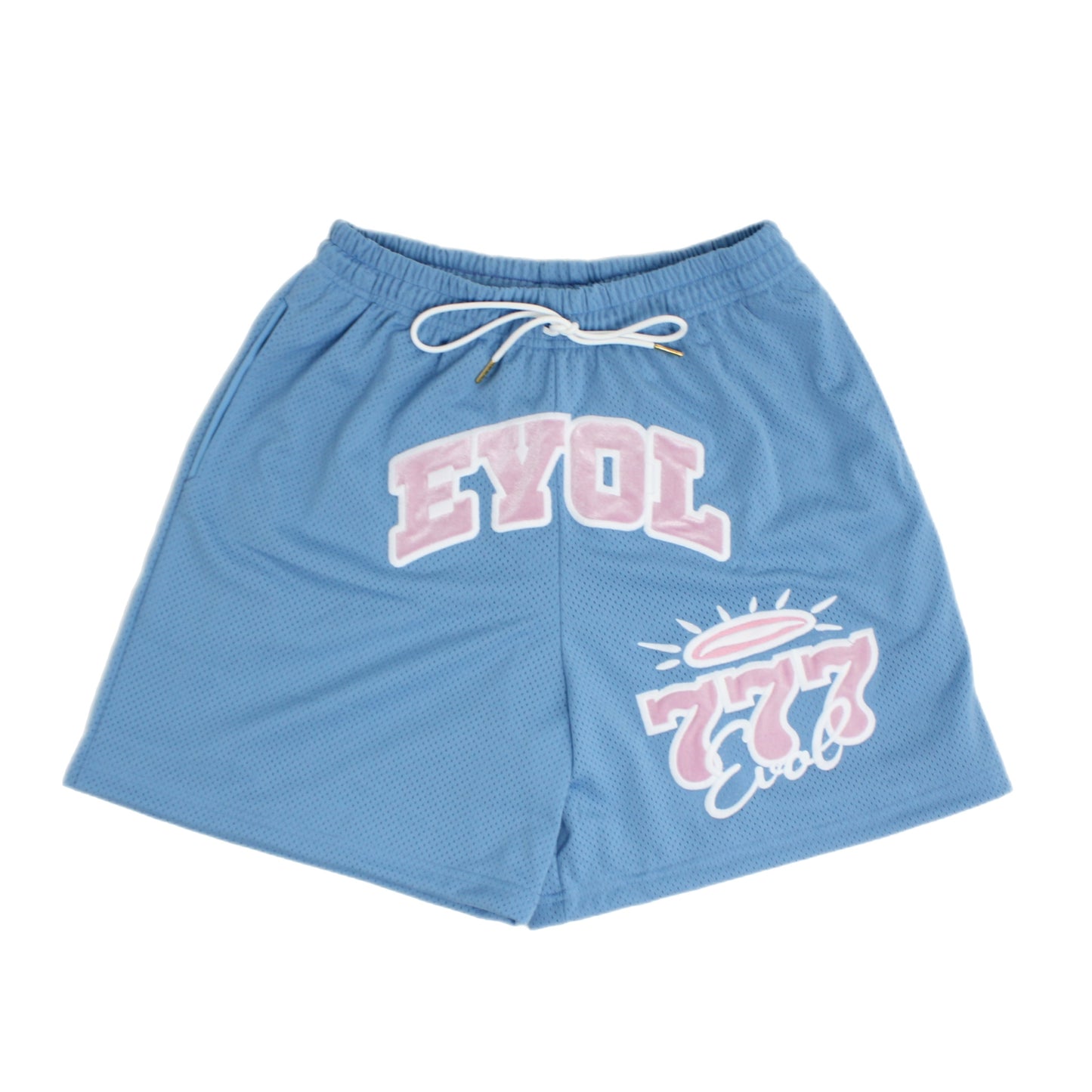 EVOL 777 Shorts Baby Blue And Pink