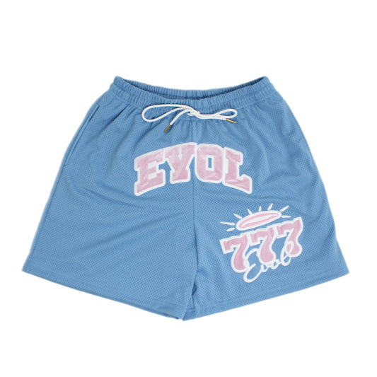 EVOL 777 Shorts Baby Blue And Pink
