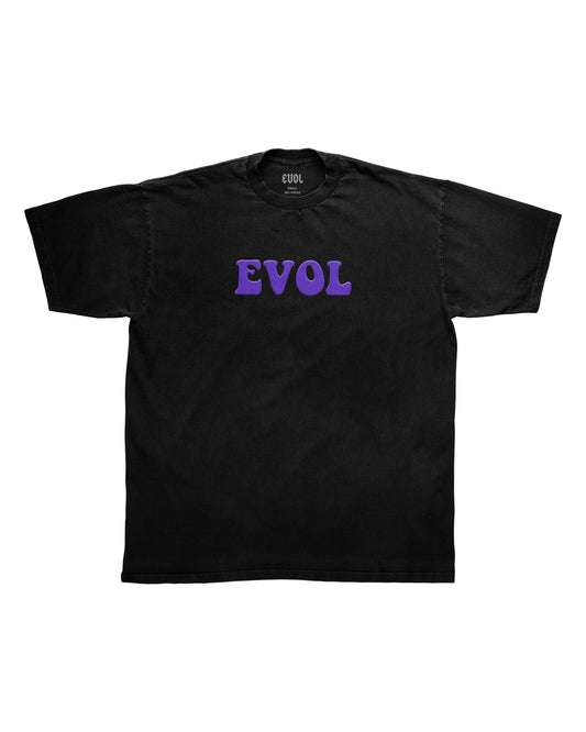 EVOL Little Devil Shirt Black With Purple