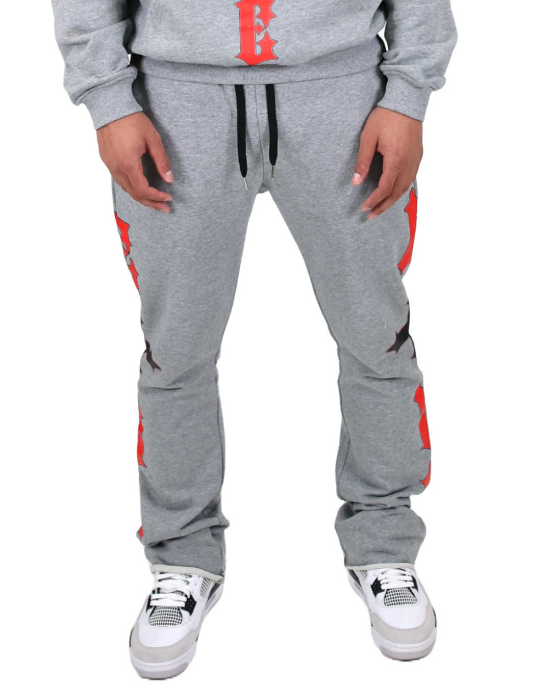 EVOL + VE Love is Evol Flare Sweats Grey