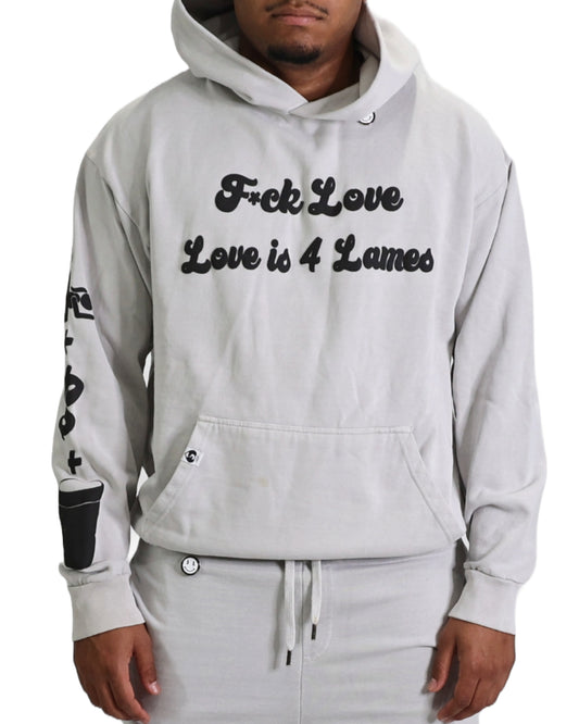 EVOL Love Is For Lames  Luna Rock and Black Hoodie