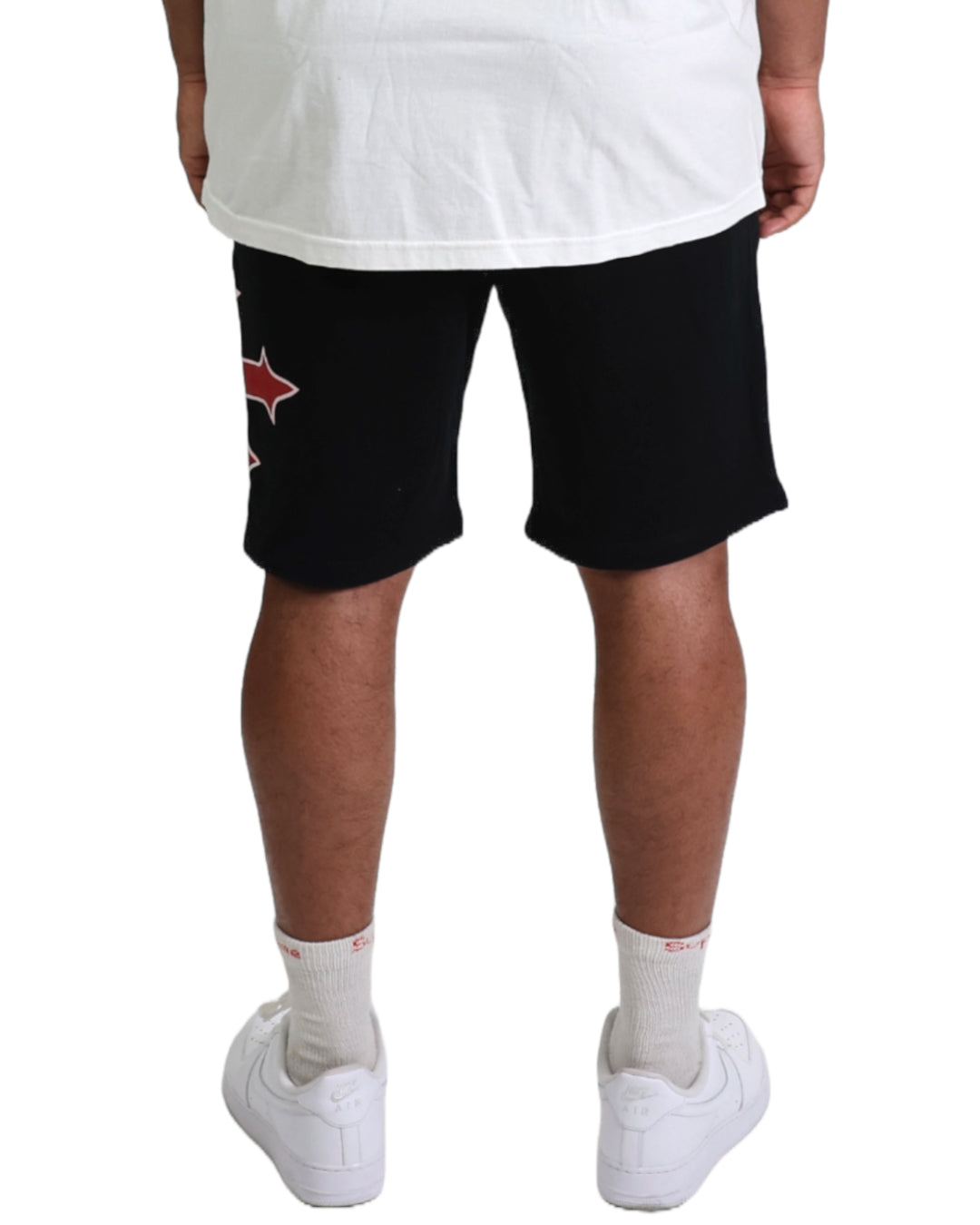 EVOL+VE From Simple To Complex Logo Shorts Black/Red