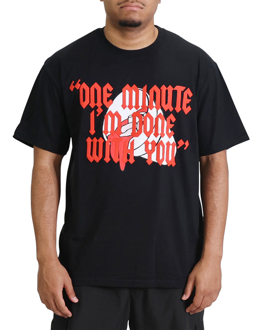 EVOL Double Cup Tee Black/Red