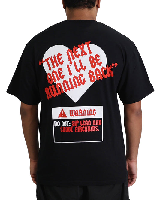 EVOL Double Cup Tee Black/Red