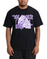 EVOL Double Cup Tee Black/Purple