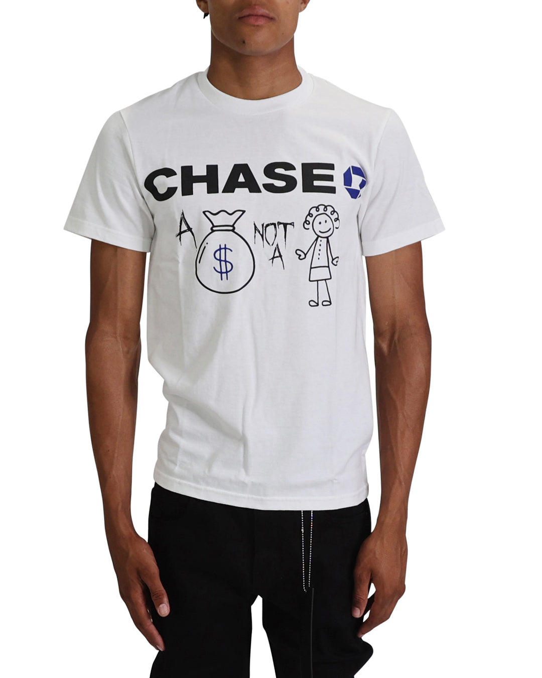 EVOL Chase Tee White/Navy