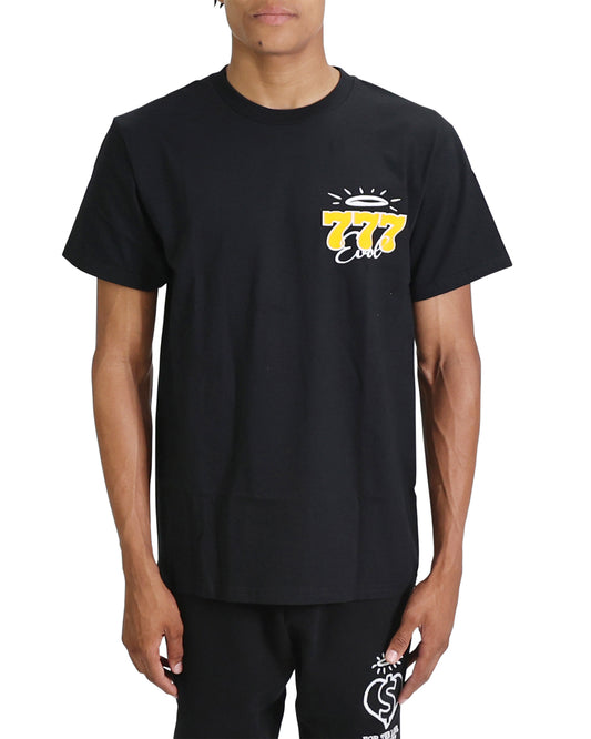 EVOL 777 Tee Black And Yellow