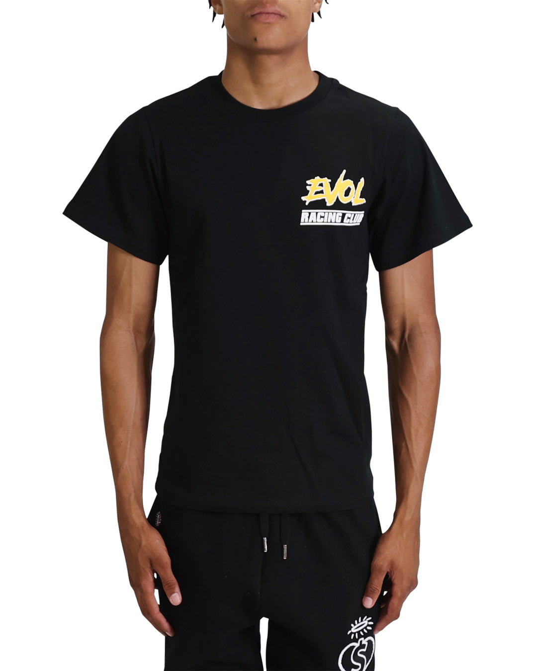 All Gas No Breaks Tee Black/Yellow