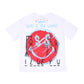 EVOL I BLAME YOU TEE WHITE/RED/BLUE