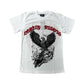 Lonely Nights Hawk Tee White/Red