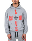 EVOL + VE Love is Evol Hoodie Grey