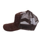 PAIN IS PURE 'PURE' LOGO NEEDLE REPAIR TRUCKER HAT BROWN/BROWN