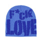 EVOL Love Is for Lames Beanie Blue On Blue