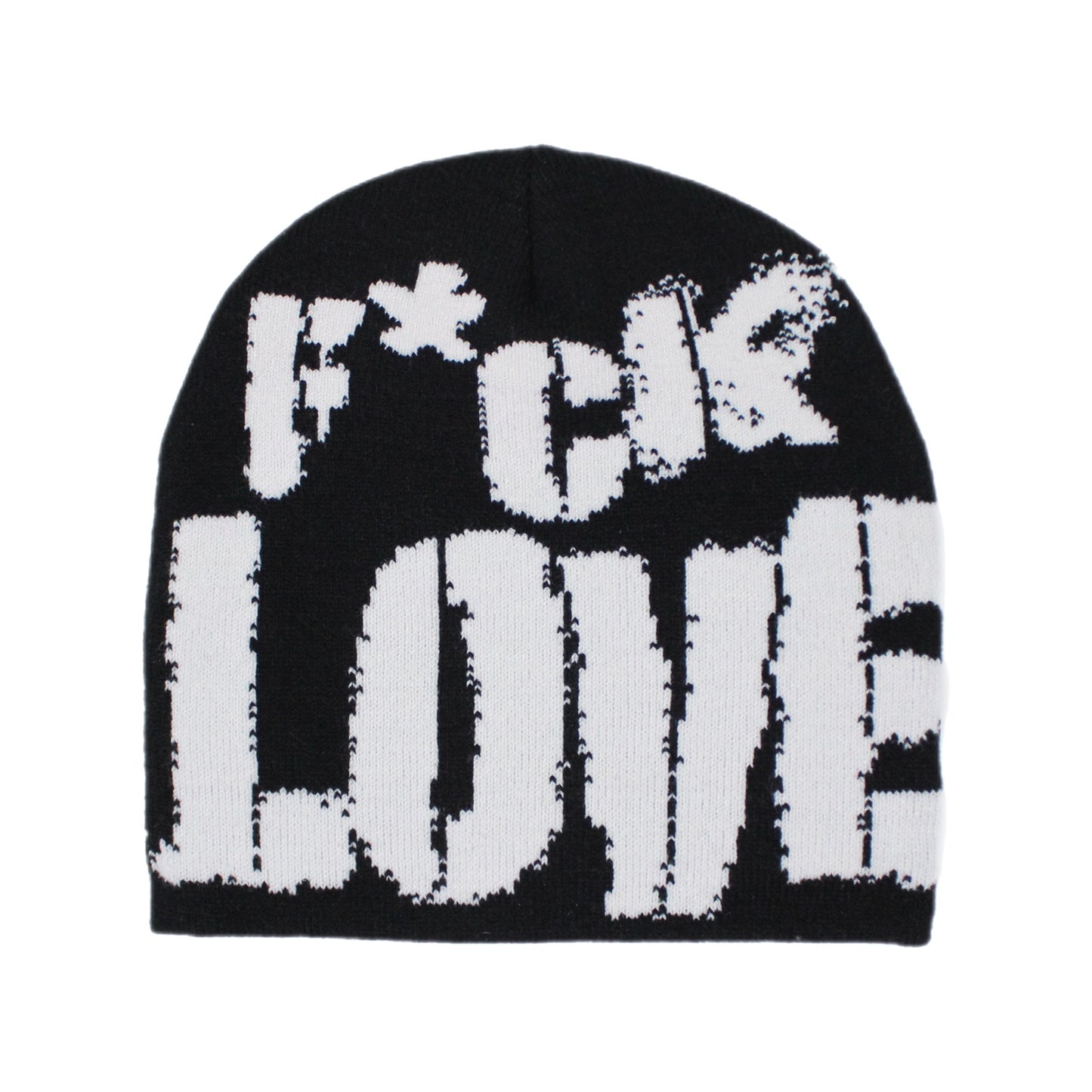 EVOL Love Is for Lames Beanie Black And White