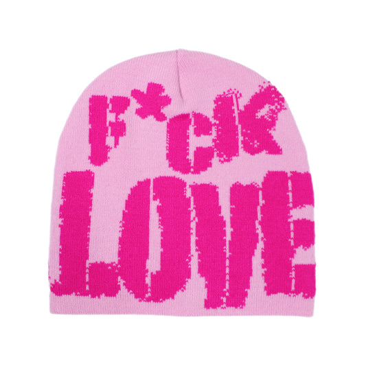 EVOL Love Is for Lames Beanie Pink On Pink