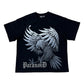 EVOL+VE "PARANOID" Heavy Tee Black/Grey