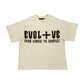 EVOL+VE From Simple to Complex Tee Cream/Brown