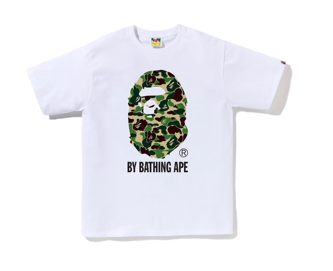 BAPE ABC Camo By Bathing Ape Tee (SS23) White/Green