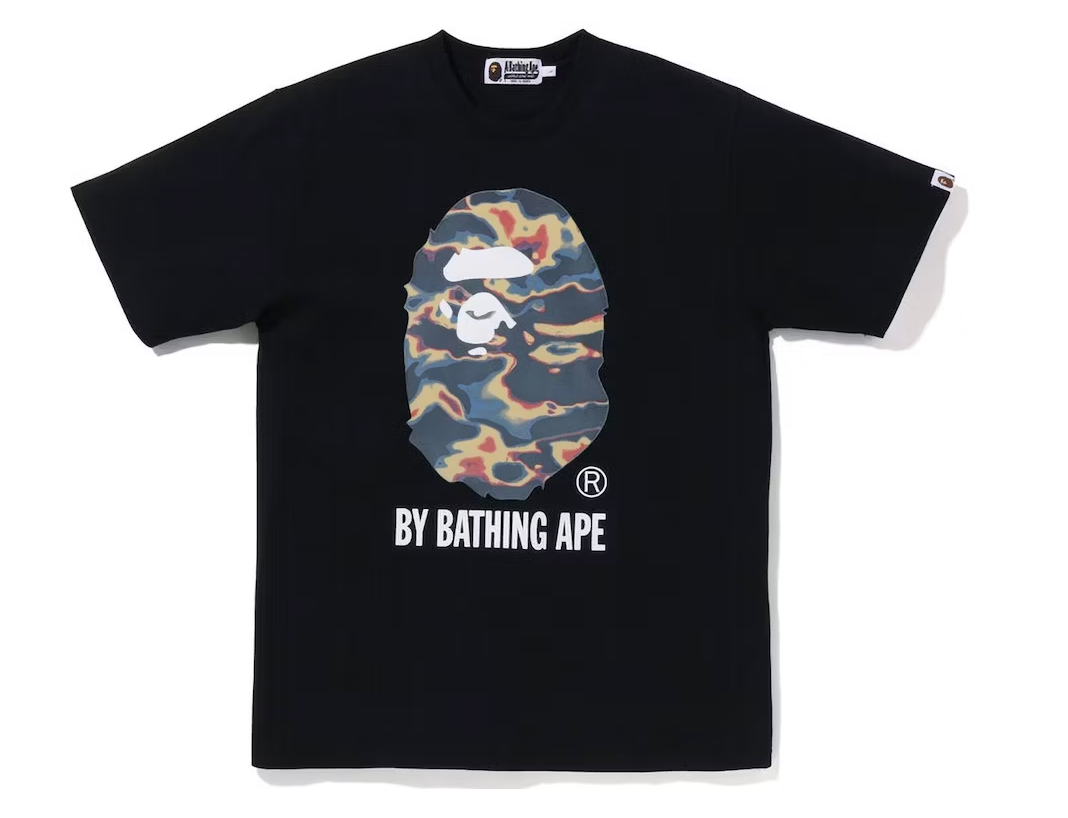 BAPE Thermography By Bathing Ape Tee Black