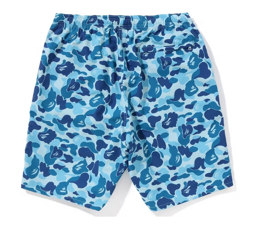 BAPE ABC Camo Beach Shorts (SS23) Blue
