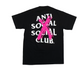 Anti Social Social Club Cancelled T-shirt Black