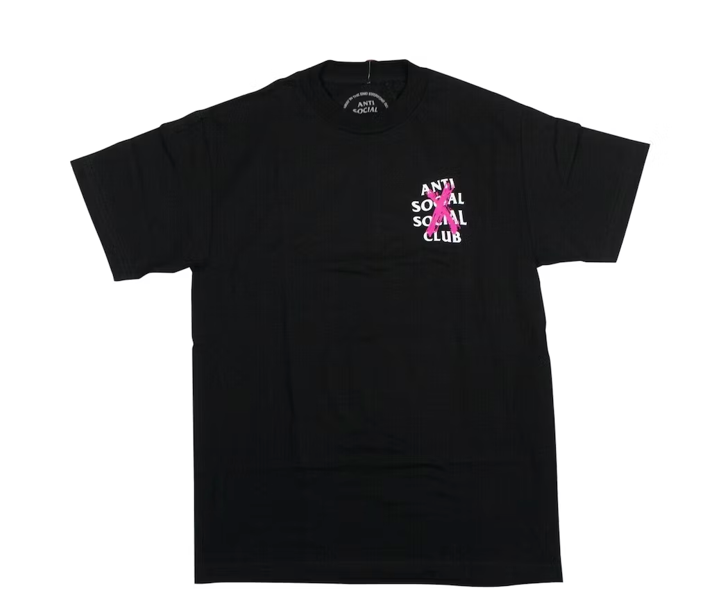 Anti Social Social Club Cancelled T-shirt Black