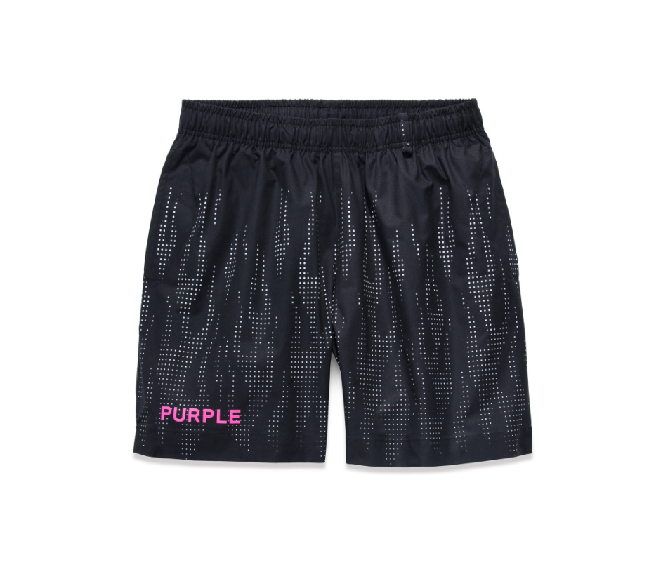 Purple Brand All Round Flame Short Black/White