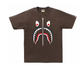 BAPE Mad Shark Tee Brown