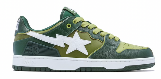 A Bathing Ape Bape SK8 Sta Green White