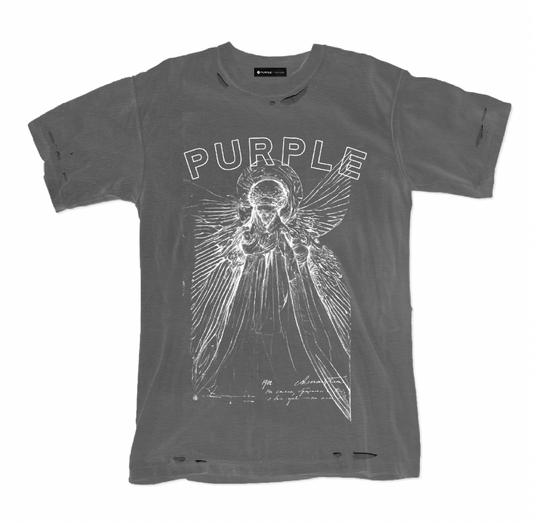 Purple Brand Textured Inside Out Tee Mother