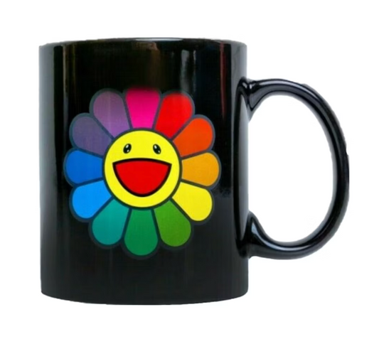 Takashi Murakami ComplexCon Hot/Cold Flower Mug Black