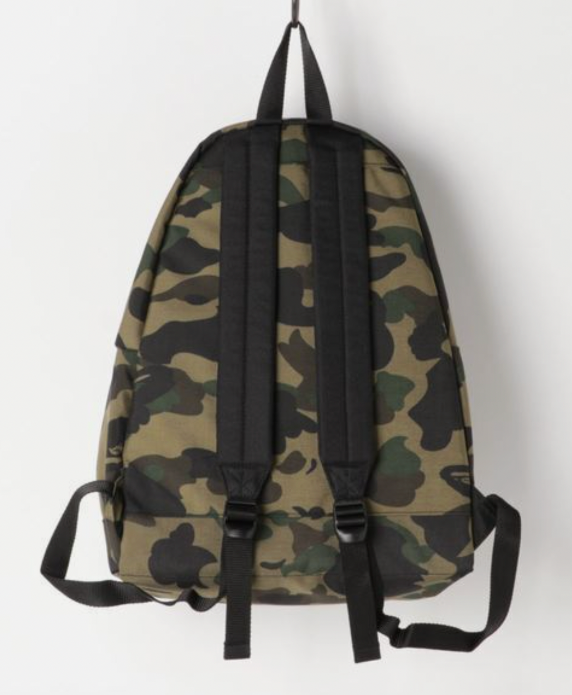A BATHING APE CORDURA BACKPACK 1ST CAMO DAY PACK GREEN