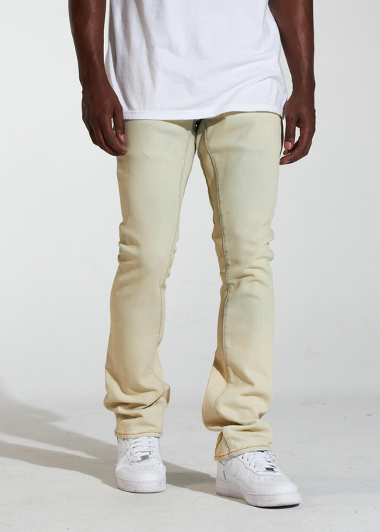 Crysp Denim Arch Satcked Sand Wash Jeans