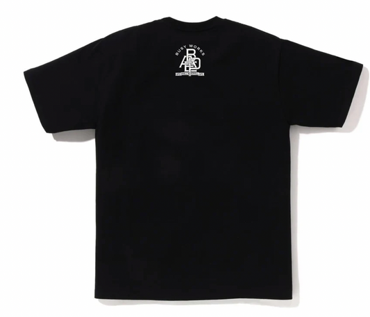 BAPE Varsity Font Tee Black