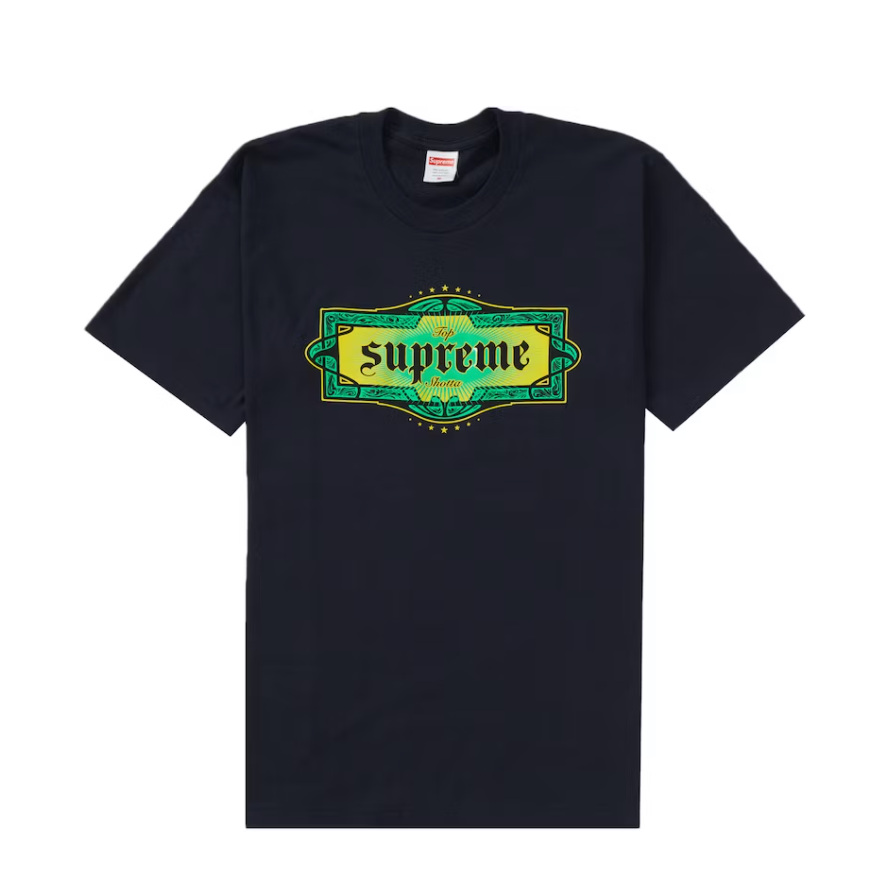 Supreme Top Shotta Tee Navy