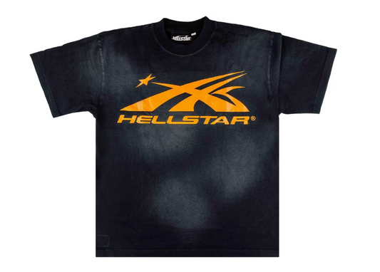 Hellstar Sports Core Logo Gel T-shirt Light Orange