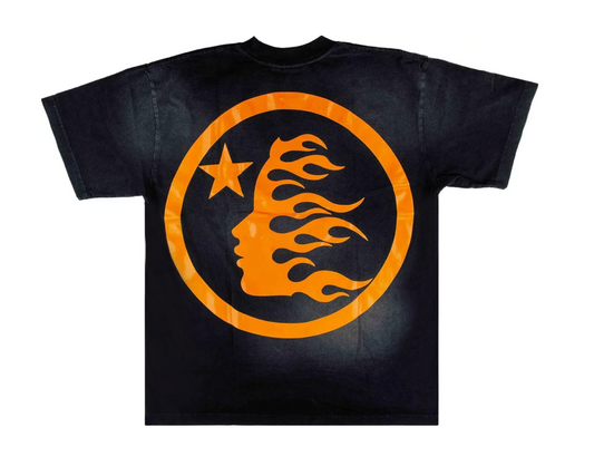 Hellstar Sports Core Logo Gel T-shirt Light Orange