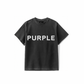 Purple Brand Clean Jersey Short Slv Logo Tee