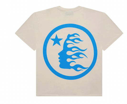 Hellstar Classic T-shirt (Gel Print) White/Blue