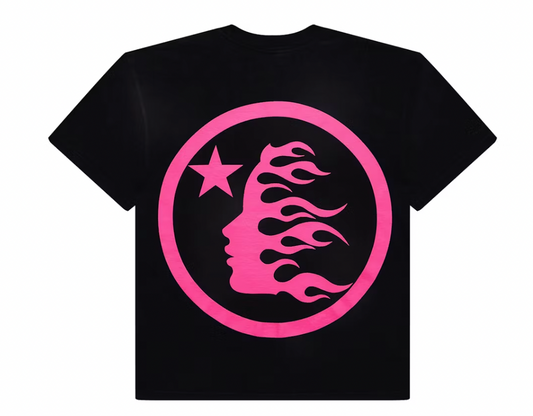 Hellstar Classic T-shirt (Gel Print) Black/Pink