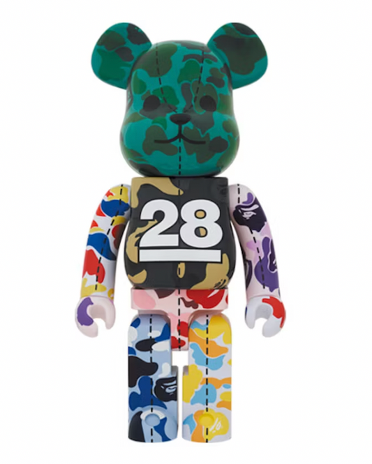 Bearbrick x BAPE 28th Anniversary Camo #4 1000%