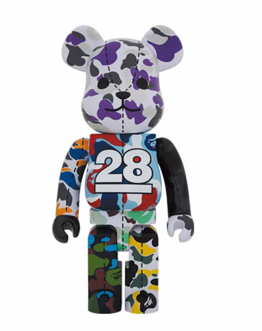 Bearbrick x BAPE 28th Anniversary Camo #1 1000%