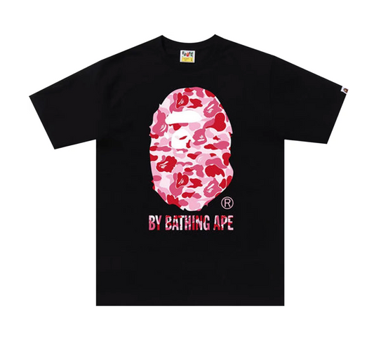 BAPE ABC Camo By Bathing Ape Tee Black/Pink