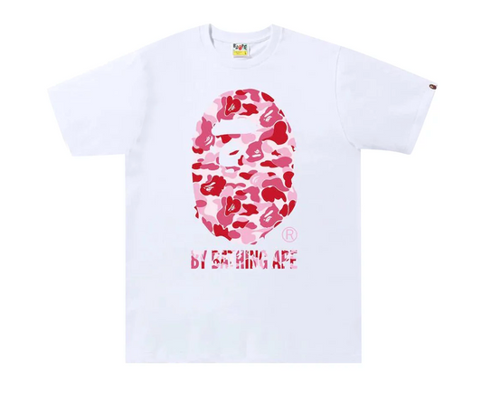 BAPE ABC Camo By Bathing Ape Tee White/Pink